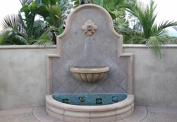 Stone Waterfall Installation, Valley Center Water Fountain Design, Installation in Valley Center